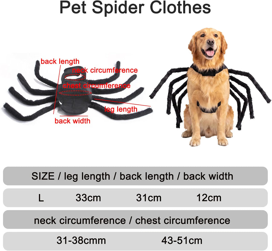 Fantasia de Aranha Gigante para Cães – Halloween